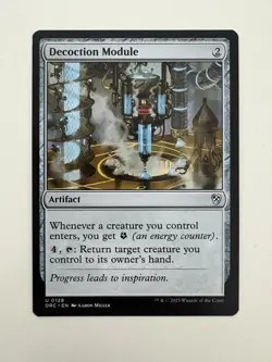 Decoction Module MTG Magic the Gathering Card NM Near Mint DRC - Image 1