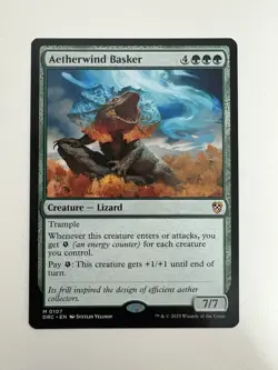 Aetherwind Basker MTG Magic the Gathering Card NM Near Mint DRC - Image 1