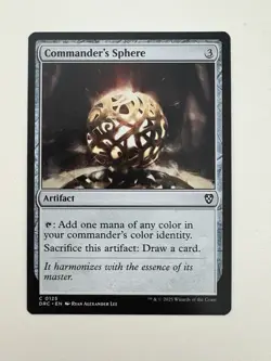 Commander’s Sphere MTG Magic the Gathering Card NM Near Mint DRC - Image 1