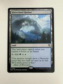 Hinterland Harbor MTG Magic the Gathering Card NM Near Mint DRC - Image 1