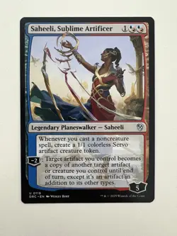 Saheeli Sublime Artificer MTG Magic the Gathering Card NM Near Mint DRC - Image 1