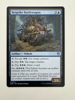 Bespoke Battlewagon MTG Magic the Gathering Card NM Near Mint DRC - Image 1