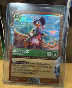 Disney Lorcana TCG Treasure Cruise Exclusive Promo Card - Daisy Duck - Image 1