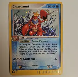 Pokemon Crawdaunt EX Dragon 7/97 Holo Rare 80 HP Stage 1 2003 Nintendo TCG Card - Image 1