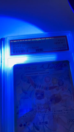 Eevee ex SV8aF 223/187 SAR Terastal Festival Pokemon Card Chinese PSA10 - Image 2