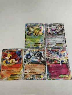 Pokemon TCG XY Black Star Promo 5 Card EX Lot - Delphox, Chesnaught, and More LP - Image 1