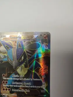 Pokemon TCG Lucario EX Holo Full Art Ultra Rare Card 107/111 - Image 4
