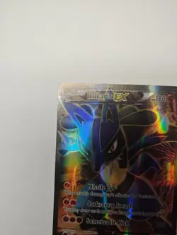 Pokemon TCG Lucario EX Holo Full Art Ultra Rare Card 107/111 - Image 5
