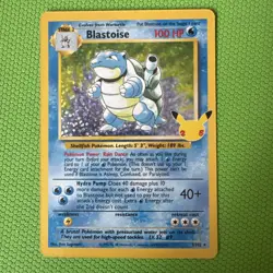 Blastoise 2/102 Pokemon Celebrations Classic Collection Holo Card - Image 1
