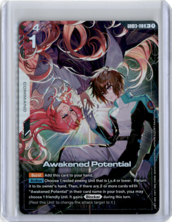 [ENGLISH] Gundam Card Game Awakened Potential GD03-118 R+ Alt Art Foil - Image 1