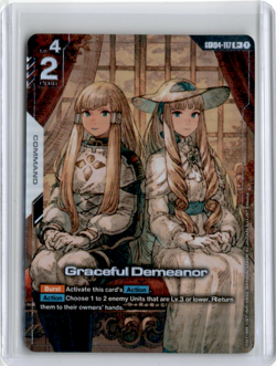 GUNDAM Card Game Phantom Aria GD04-117 R+ Graceful Demeanor Alt Art 🔥 English - Image 1