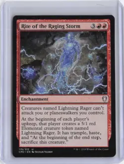 MTG Commander Anthology Volume II #115 Rite of the Raging Storm Uncommon - Image 1