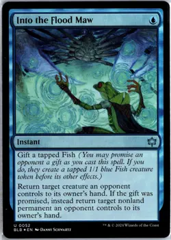 Into the Flood Maw Foil U Bloomburrow 52 NM - Image 1
