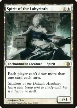 Magic the Gathering (mtg): BNG: Spirit of the Labyrinth - Rare - Image 1