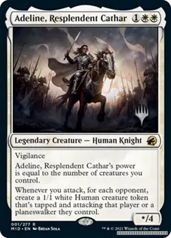 Adeline, Resplendent Cathar [PPMID - 1] - NM TCG MTG - Image 1
