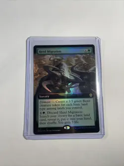 Herd Migration Extended Art Foil Dominaria United DMU MTG Magic The Gathering - Image 1