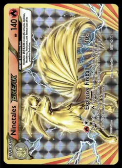 Pokemon Cards Ninetales BRK 16/108 Evolutions Rare BRK NM - Image 1