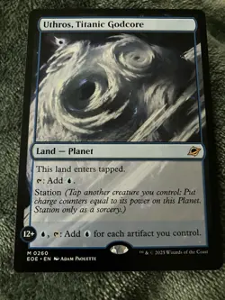Uthros, Titanic Godcore M/NM Magic: The Gathering MTG Edge Of Eternities - Image 1