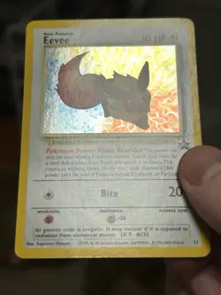 Eevee #11 WOTC Black Star Promo - Pokemon TCG - 2000 - LP - Image 4