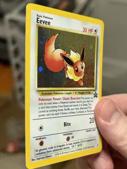 Eevee #11 WOTC Black Star Promo - Pokemon TCG - 2000 - LP - Image 5