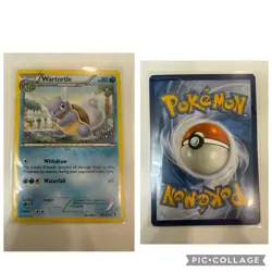 Pokemon TCG 9-Card Lot: Eevee, Wartortle, Pikachu, Calyrex Vmax, Piplup, Munna - Image 4