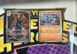 Pokemon TCG Ceruledge 197/191 Sv08 Surging Sparks Illustration Rare Holo 140 HP - Image 1