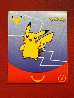 POKEMON McDonalds Happy Meal Toy 25th Anniversary 2021 Promo Sealed Pack #2 - Image 1