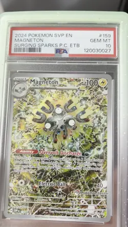Magneton SVP 159 Pokemon Center Stamp - PSA 10 - Clean Slab🔥 - Image 2