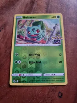 Pokemon Bulbasaur Pokemon Go 001/078 Reverse Holo Common - Image 1
