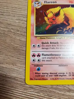 Flareon 3/64 Holo Rare WoTC Jungle Pokemon 1999 Wizards Of The Coast TCG - Image 5
