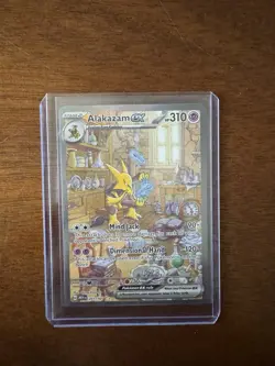 Alakazam ex 201/165 Pokemon TCG 151 Special Illustration Rare NM - Image 1