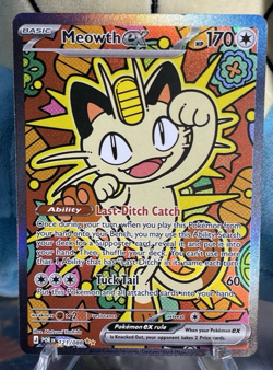 Pokemon TCG: Meowth Ex - 121/088 Special Illustration Rare - Perfect Order - NM - Image 1
