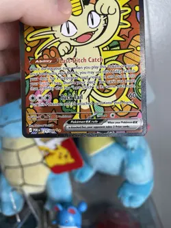 Pokemon TCG: Meowth Ex - 121/088 Special Illustration Rare - Perfect Order - NM - Image 5