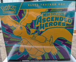 Pokemon Ascended Heroes Elite Trainer Box ETB Sealed (Small Tear) - Image 1