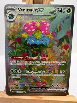 Pokemon TCG - S&V 151 - 198/165 Venusaur ex - Special Illustration Rare - NM/M 2 - Image 1