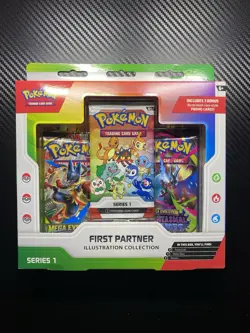 Pokemon TCG First Partner Illustration Collection Series 1 Promo Booster Box - Image 1