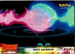 Pokemon TCG Ash's Sacrifice Pokemon Topps Mewtwo Strikes Back 36 - Image 1