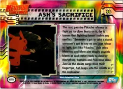 Pokemon TCG Ash's Sacrifice Pokemon Topps Mewtwo Strikes Back 36 - Image 2