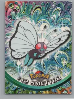 GERMAN 1999 Topps Pokemon Blue Logo TV Animation Edition Smettbo #12 - Image 1