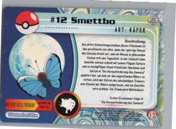 GERMAN 1999 Topps Pokemon Blue Logo TV Animation Edition Smettbo #12 - Image 2