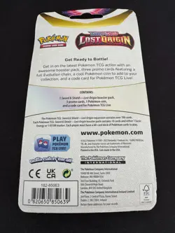 POKEMON - Sword & Shield Lost Origin - Torterra 1 Pack Checklane Blister NEW - Image 2