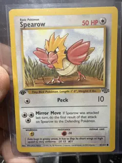 Pokemon 1st Edition Spearow 62/64 1999 WOTC - Image 1