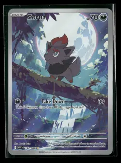 Zorua Holo Illustration Rare SV: White Flare 142/086 NM Pokemon NM - Image 1