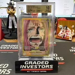 2025 One Piece OP13 Alternate Art #100 Jewelry Bonney BGS 10 Pristine - Image 1