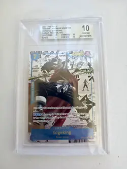 One Piece PRB-01 God Pack Manga BGS 10, 9.5 Super Rare - Image 3