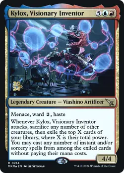 MTG Kylox, Visionary Inventor [Murders at Karlov Manor Prerelease Promos] Foil N - Image 1