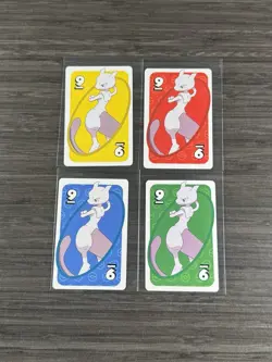 Mewtwo Full Set #9 Pokemon Mattel Original Japanese UNO Card Near Mint - Image 1
