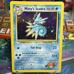 Pokemon Card - Misty's Seadra (Prerelease) WoTC Promo 009/132 Holo Promo - Image 1