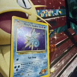 Pokemon Card - Misty's Seadra (Prerelease) WoTC Promo 009/132 Holo Promo - Image 3