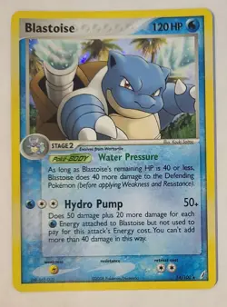 Blastoise Holo 14/100 Crystal Guardians Pokemon Card LP - Image 1